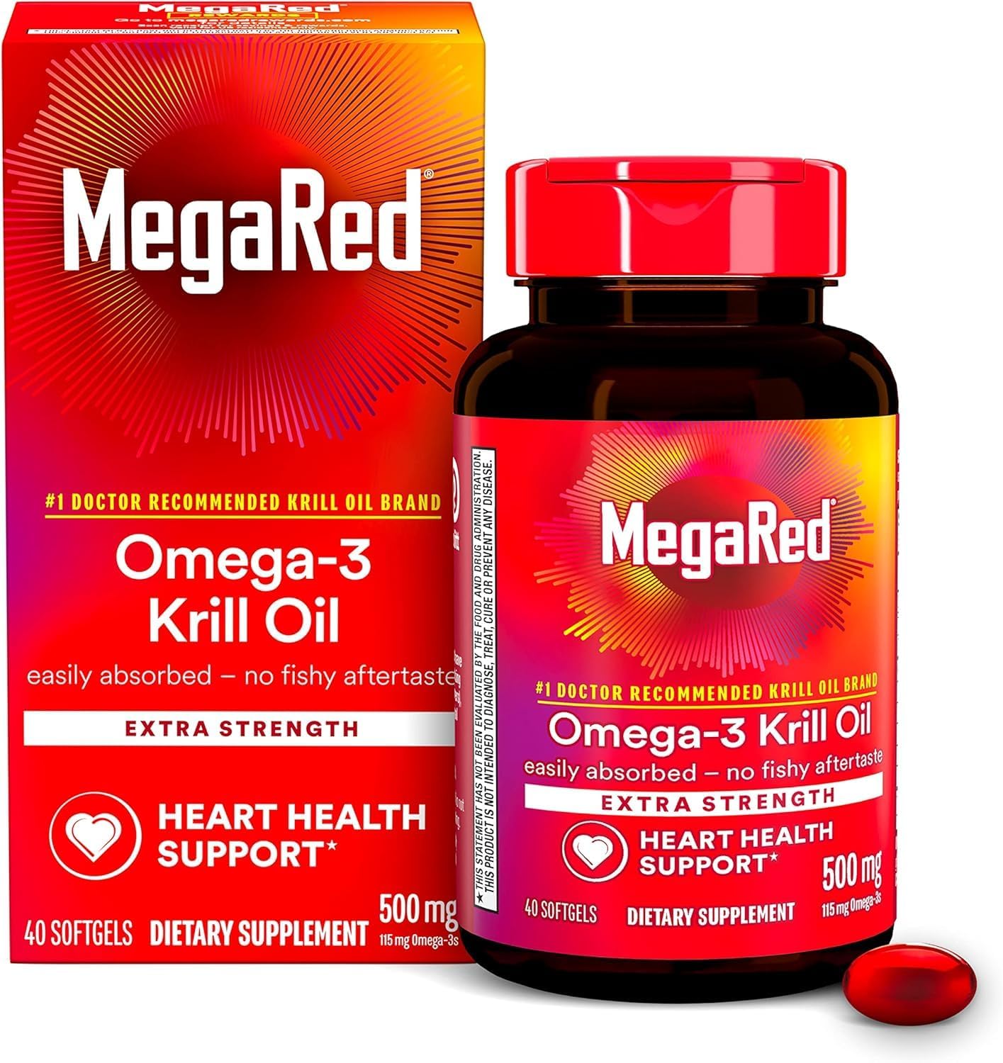Schiff MegaRed Extra Strength Omega-3 Softgels (45 Capsules) - görsel 1