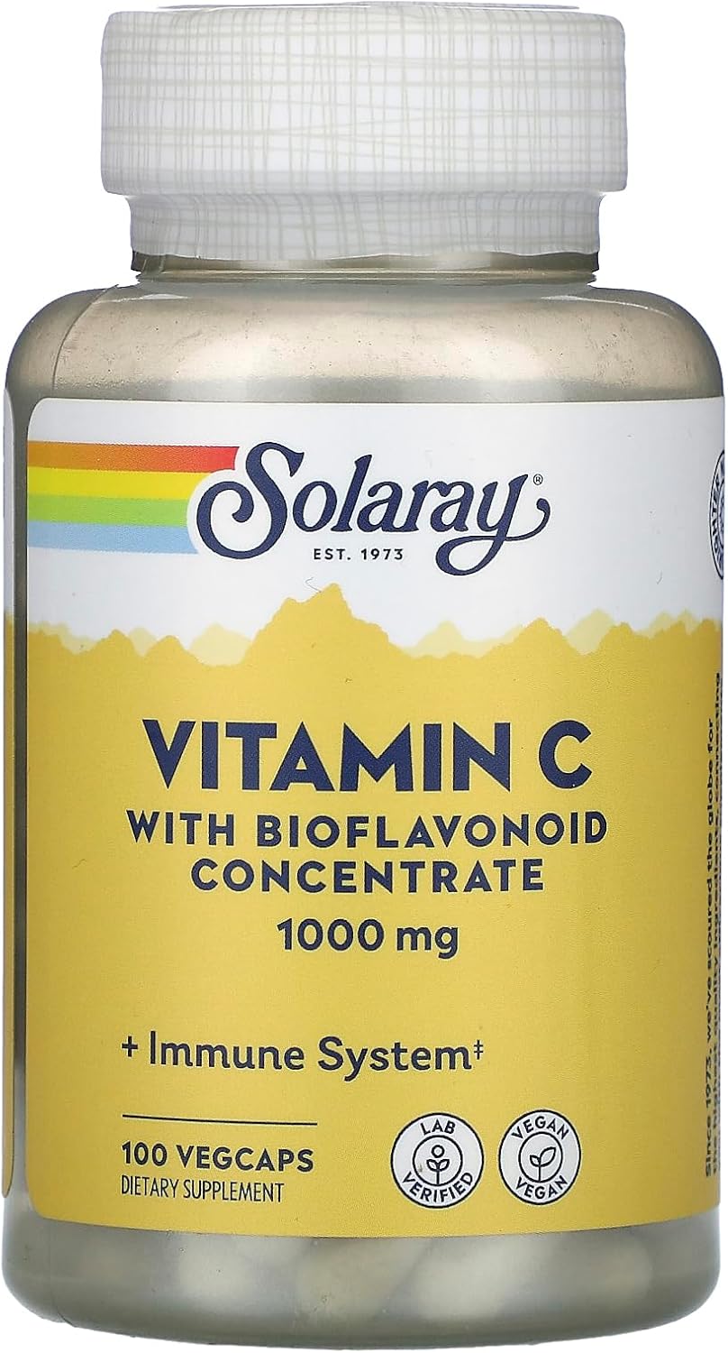 Solaray Vitamin C 1000mg Timed Release Capsules, 100 Count - görsel 10