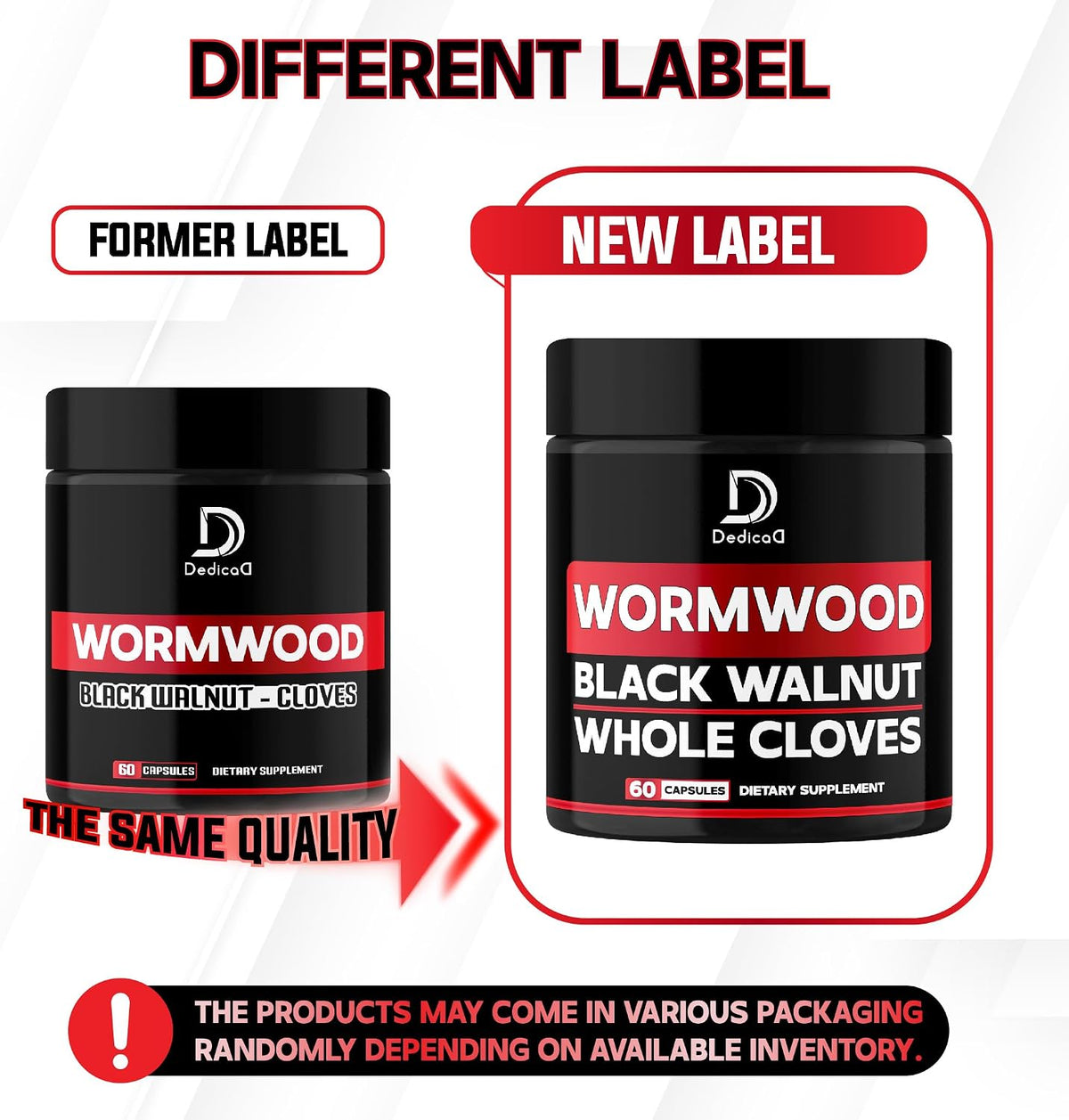 DEDICAD 1500mg Wormwood Capsules with Black Walnut & Cloves – Artemisia Annua Herbal Supplement - görsel 7