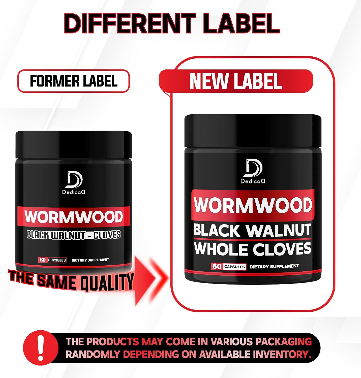 DEDICAD 1500mg Wormwood Capsules with Black Walnut & Cloves – Artemisia Annua Herbal Supplement - görsel 7