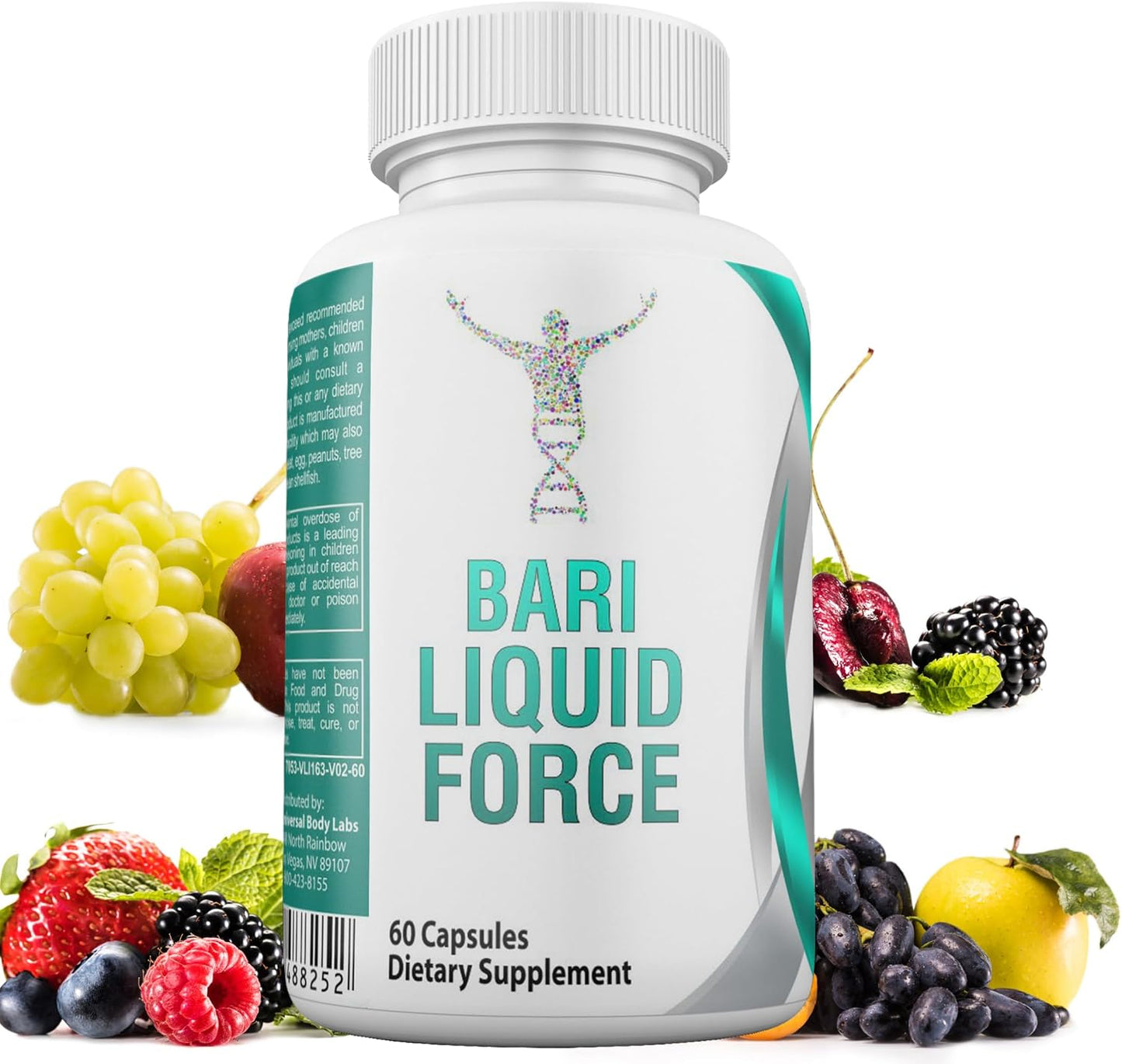 Gastric Bypass Vitamins with Iron Plus 42 Super Fruits & Vegetables – Quick-Dissolve Gel Caps - görsel 1