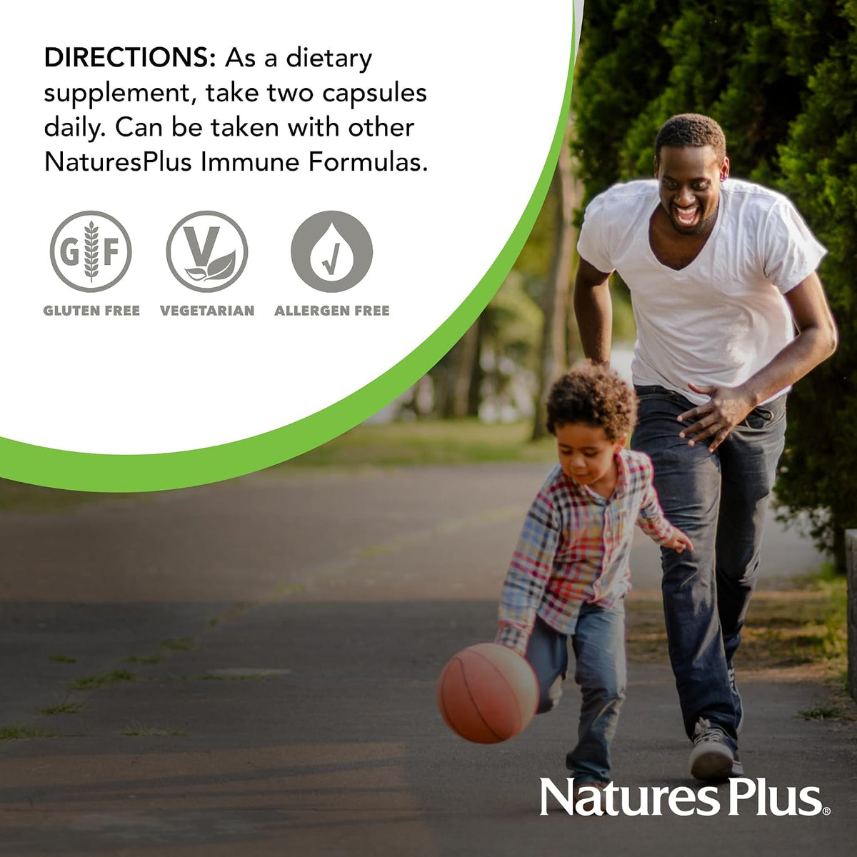 NaturesPlus Immune Boost – 60 Tablets – Enhanced Antioxidant Respiratory Support – High-Potency Vitamins & Minerals – Vegetarian, Gluten-free - görsel 5
