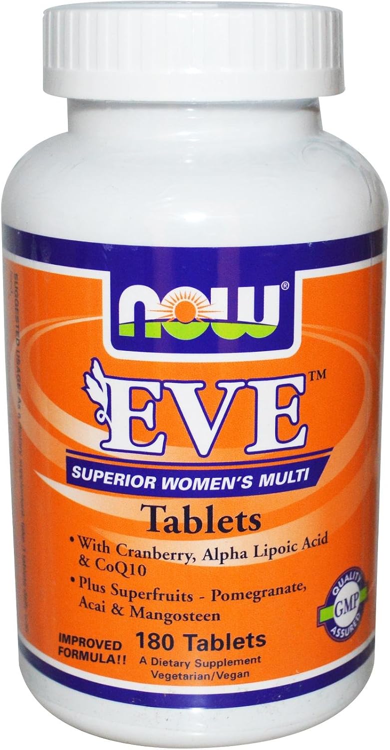 Eve Women's Multiple - 180 Tablets by NOW Foods - görsel 1