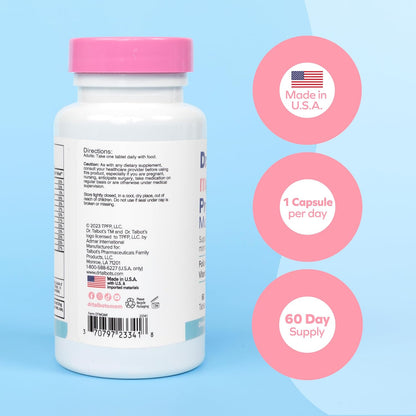 Dr. Talbot's Mom Prenatal Multivitamin Daily Supplement – with Folic Acid, Iron & Essential Vitamins, 60 Capsules