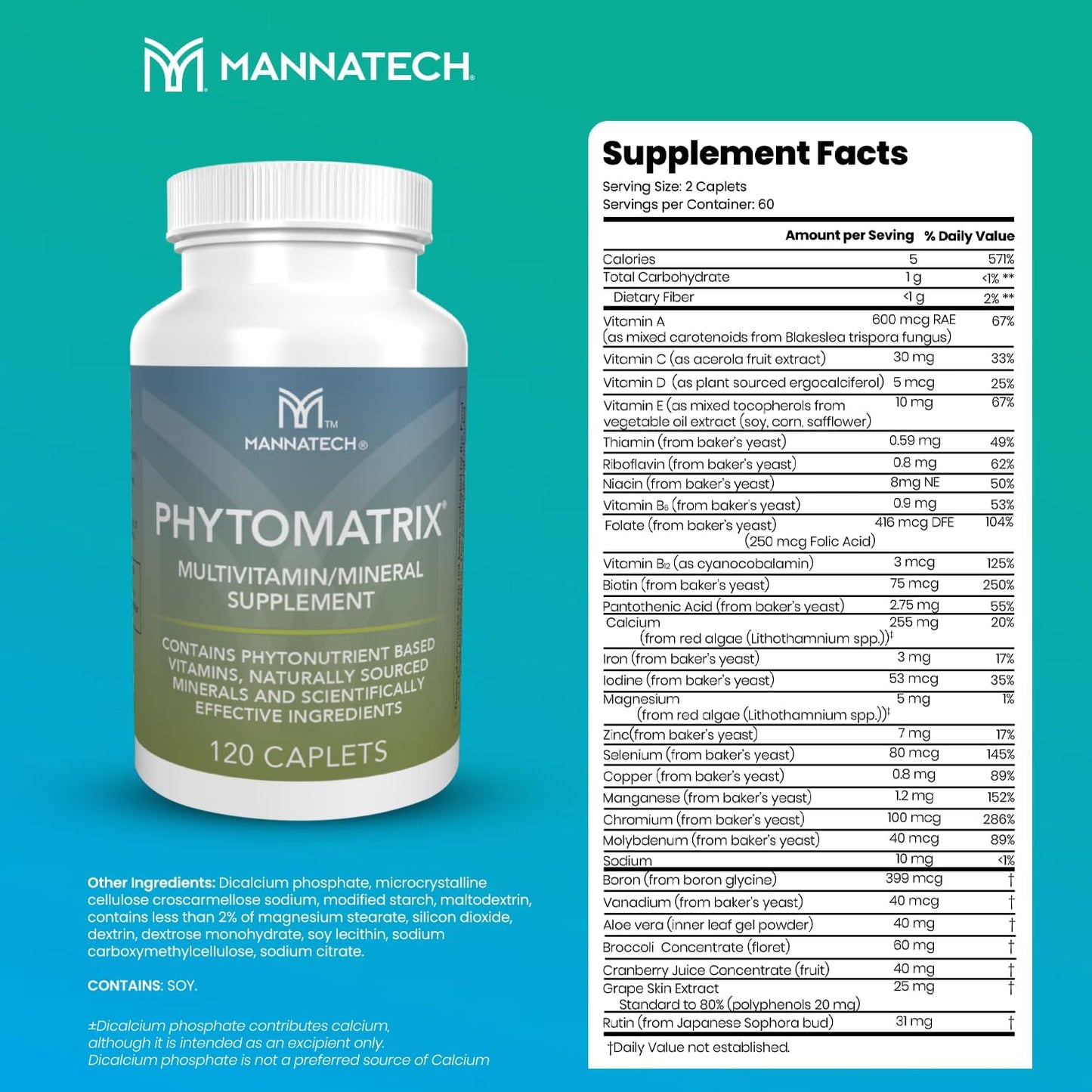 Mannatech PhytoMatrix 120 Capsules - görsel 2