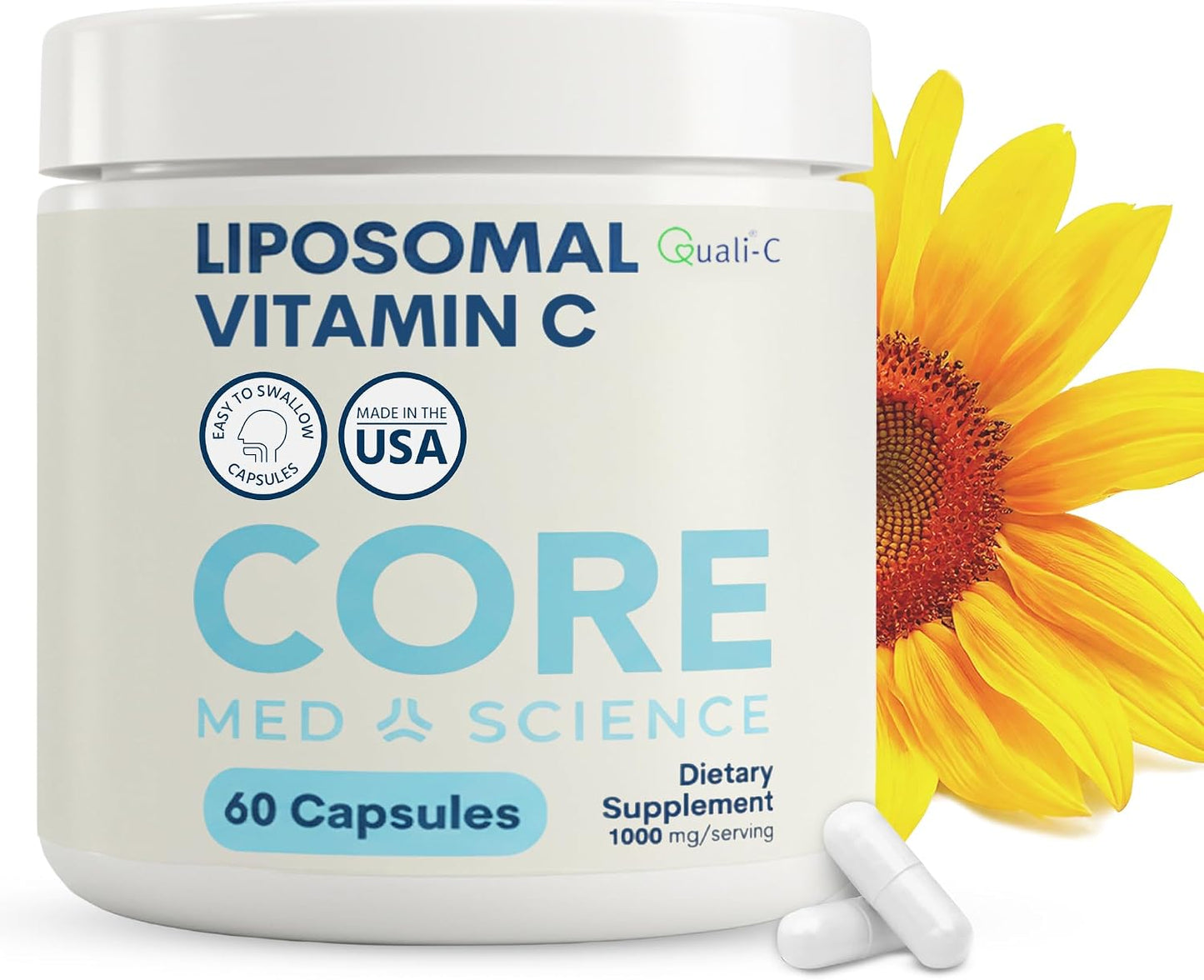 Core Med Science Liposomal Vitamin C 1000mg, 90 Softgels - görsel 9