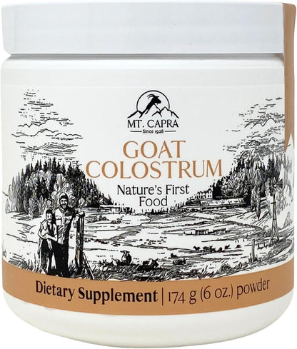 Mt. Capra Goat Colostrum – Grass-Fed, Rich in Immunoglobulins, 50g (17 Servings)