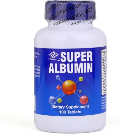 Nu-Health Super Albumin Hydrolysed Protein & Amino Tablets, Tissue Repair