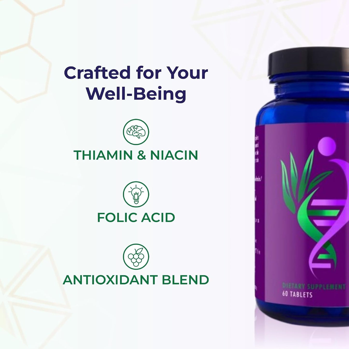 Youngevity Synaptiv™ Brain Support - 12in1 - Ginkgo, Huperzine, Bacopa, Quercetin and More - with Potent Antioxidant Blend + Vitamins - 60 Tablets - görsel 5