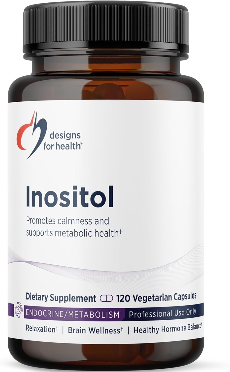 Designs for Health Inositol + ALA Capsules | Sensitol Myo-Inositol & D-Chiro-Inositol with Alpha Lipoic Acid | Vegan, Non-GMO | 120 Capsules - görsel 1