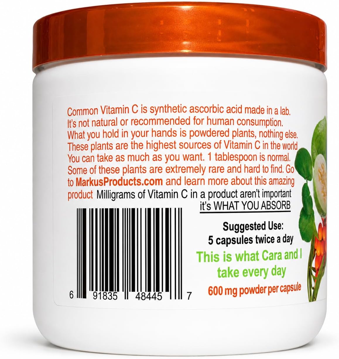 Markus Wild Force Vitamin C Capsules - görsel 3