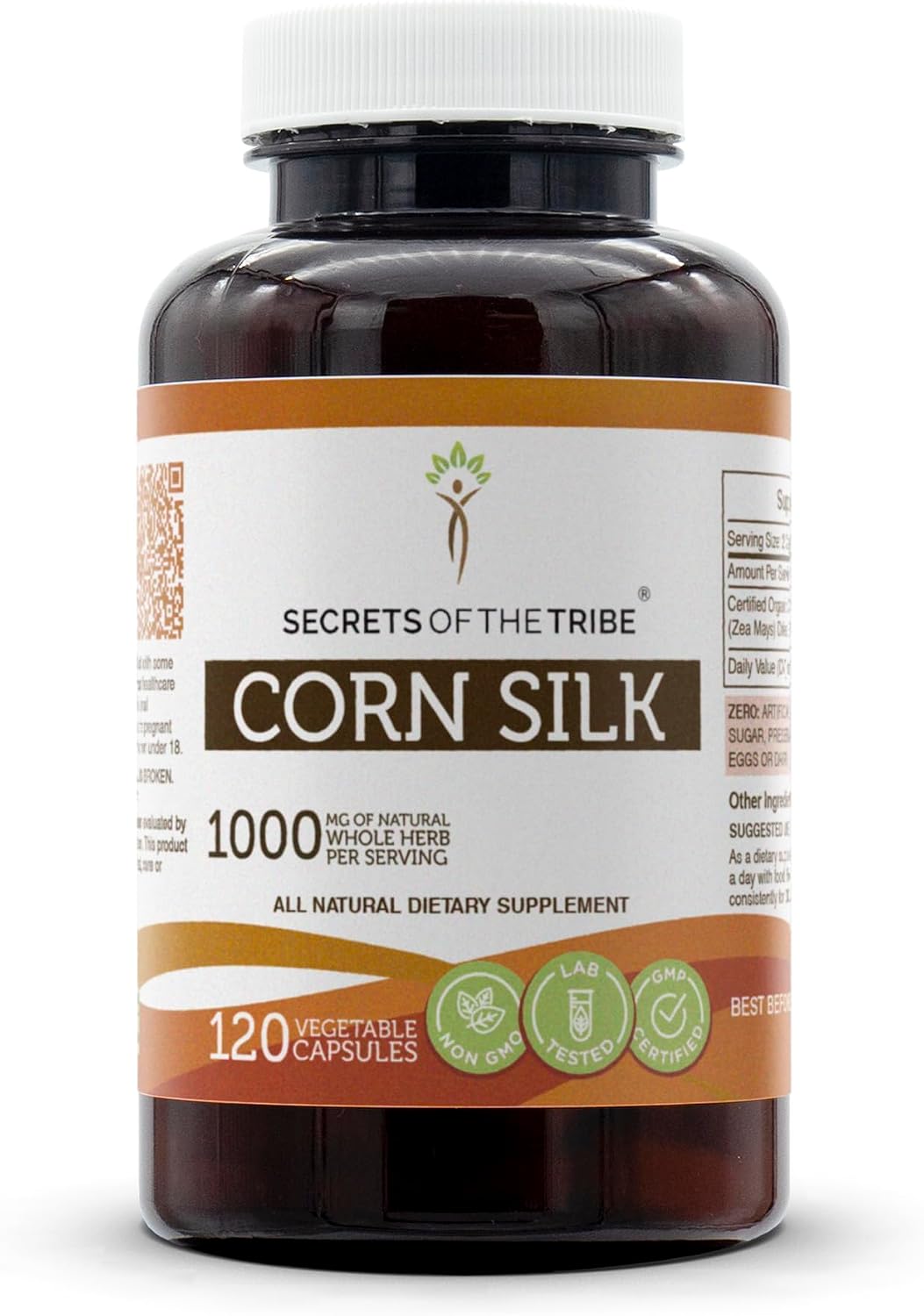 Secrets of the Tribe Corn Silk Organic Capsules - 120 Capsules - görsel 1