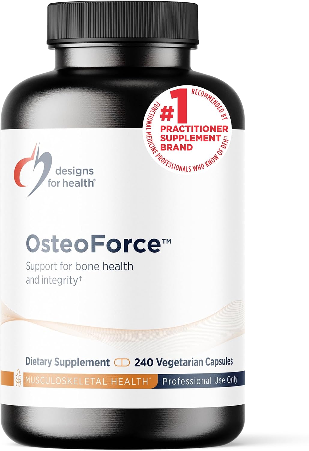 Designs for Health OsteoForce – Bone Support Supplement with Chelated Minerals, 120 Capsules - görsel 8