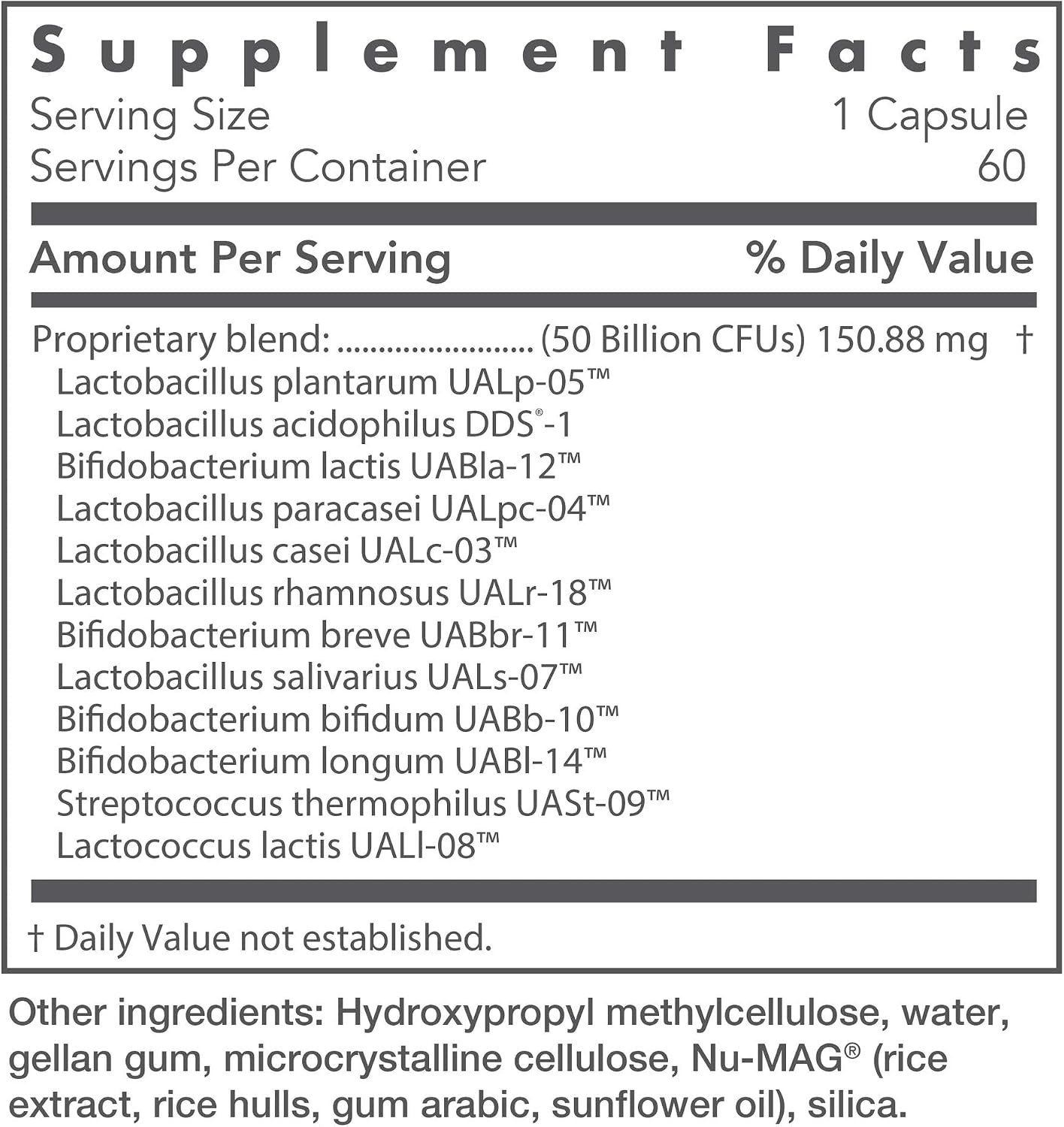 NutriCology Restore-Biotic Complete - 50 Billion CFU Probiotic - 12 Strain Formula - Digestive and Gut Health Support - Delayed-Release Capsules - Vegetarian - 60 Capsules - görsel 2
