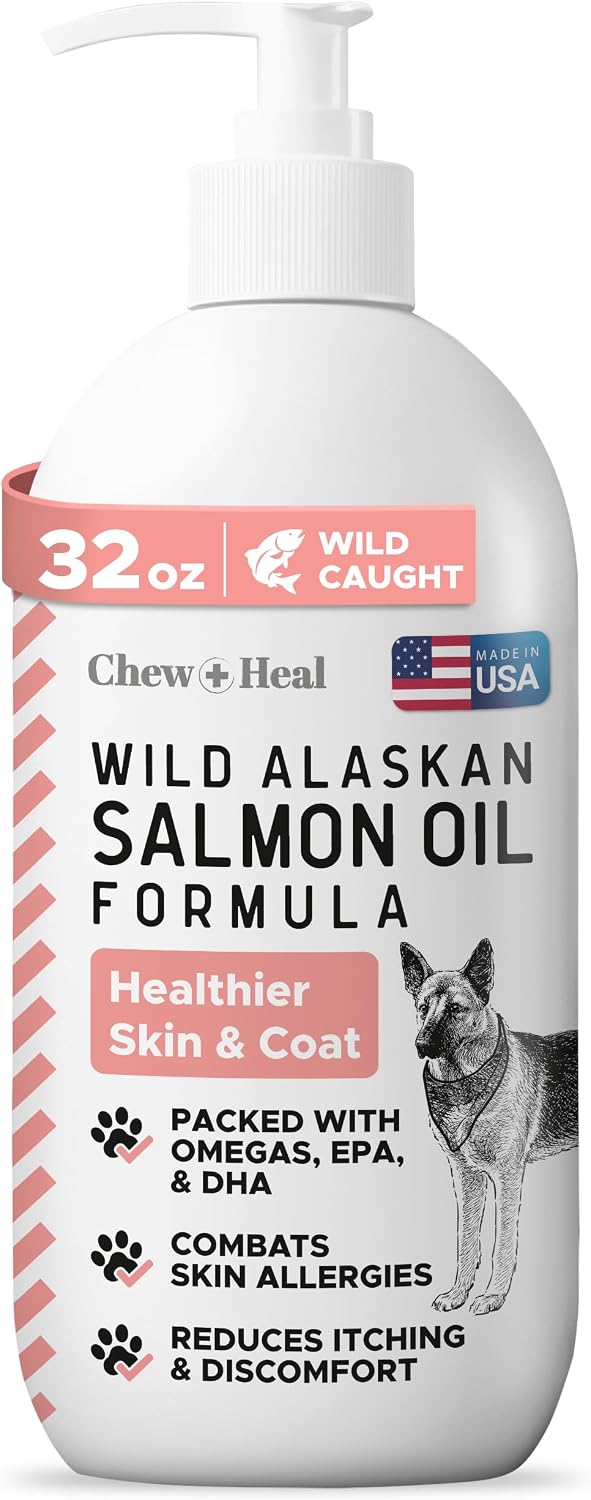 Wild Alaskan Salmon Fish Oil for Dogs - 473 – Skin and Coat Health: Omega-3s may help maintain a healthy skin – Image 9