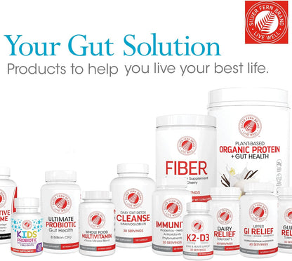 Silver Fern Cleanse - Daily Gut - 120 Capsules - 30 Day Supply