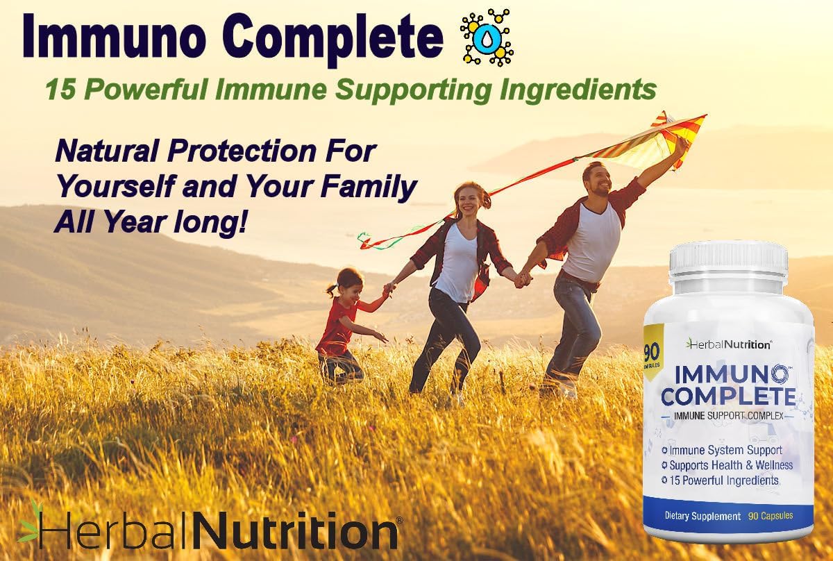 Immune Support Supplement with Vitamin C, D, Zinc and Elderberry - 270 Capsules - görsel 4