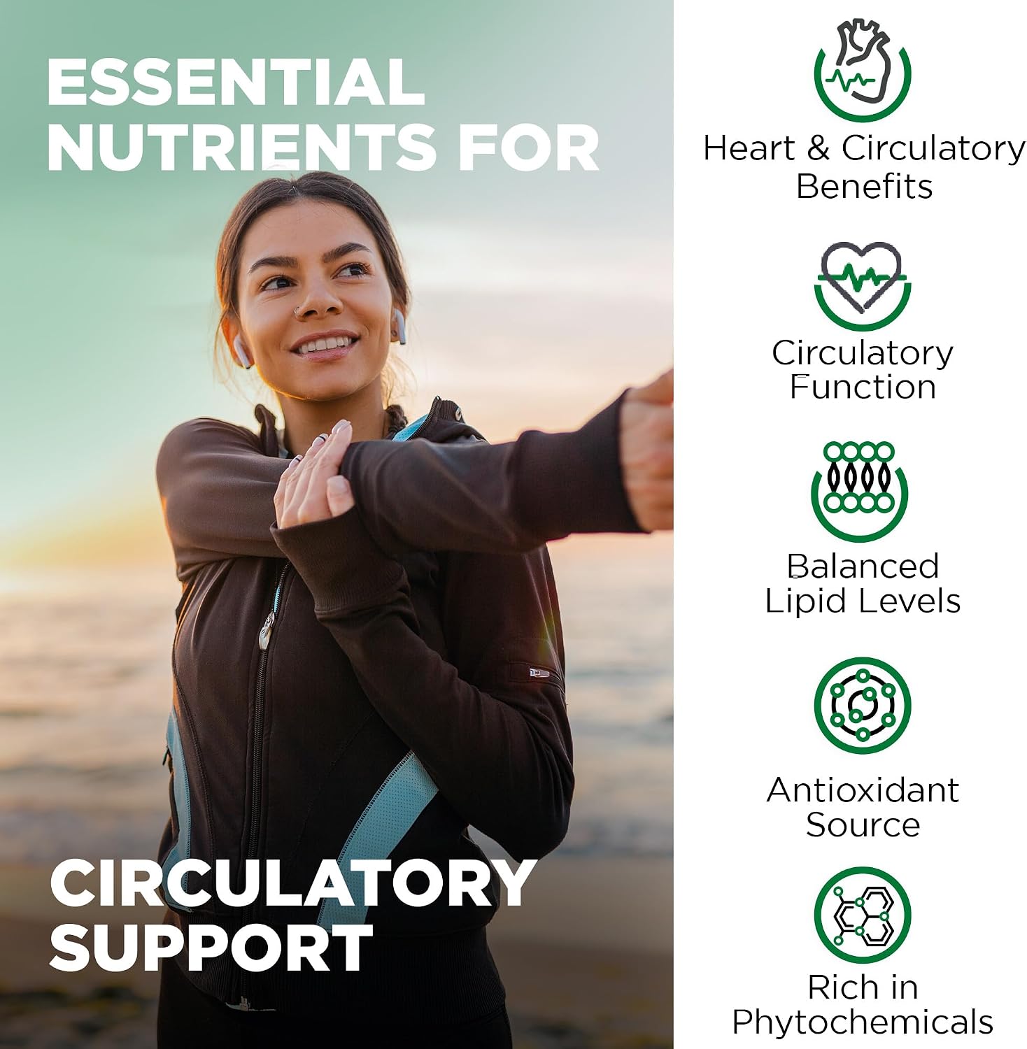 Nutrivein Premium Citrus Bergamot Supplement 1400mg, 120 Capsules - görsel 4