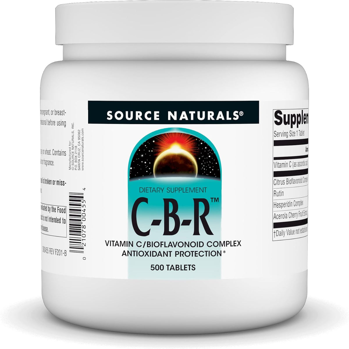 Source Naturals C-B-R Vitamin C & Bioflavonoid Complex - 250 Tablets - görsel 6