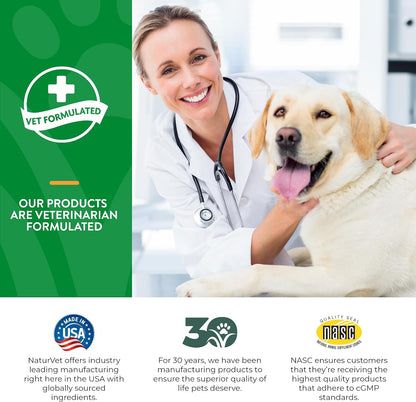 NaturVet – Advanced Probiotics & Enzymes - Plus Vet Strength PB6 Probiotic | Supports and Balances Pets with Sensitive Stomachs & Digestive Issues | for Dogs & Cats (454 g)