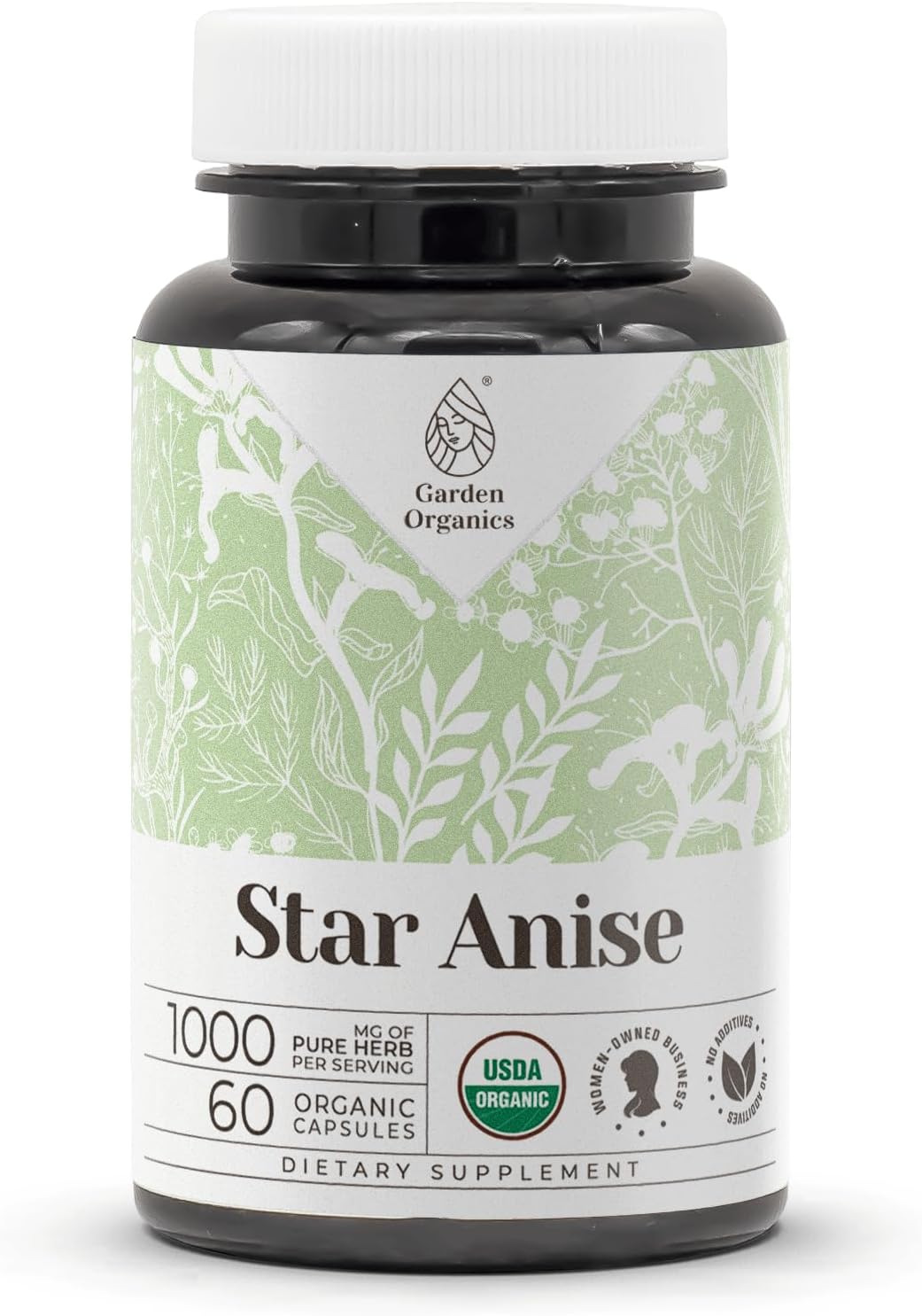 Garden Organics Organic Star Anise 60 Capsules - görsel 1