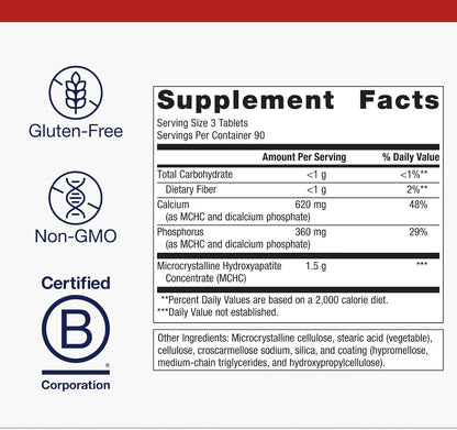 Metagenics Bone Builder Classic – Bone Support with Calcium, Magnesium & Phosphorus – 270 Tablets