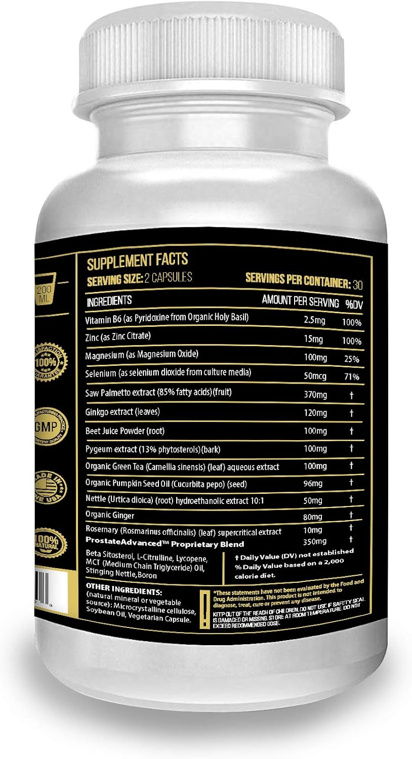 ACTIF Prostate Advanced Support - 60 Capsules - görsel 4