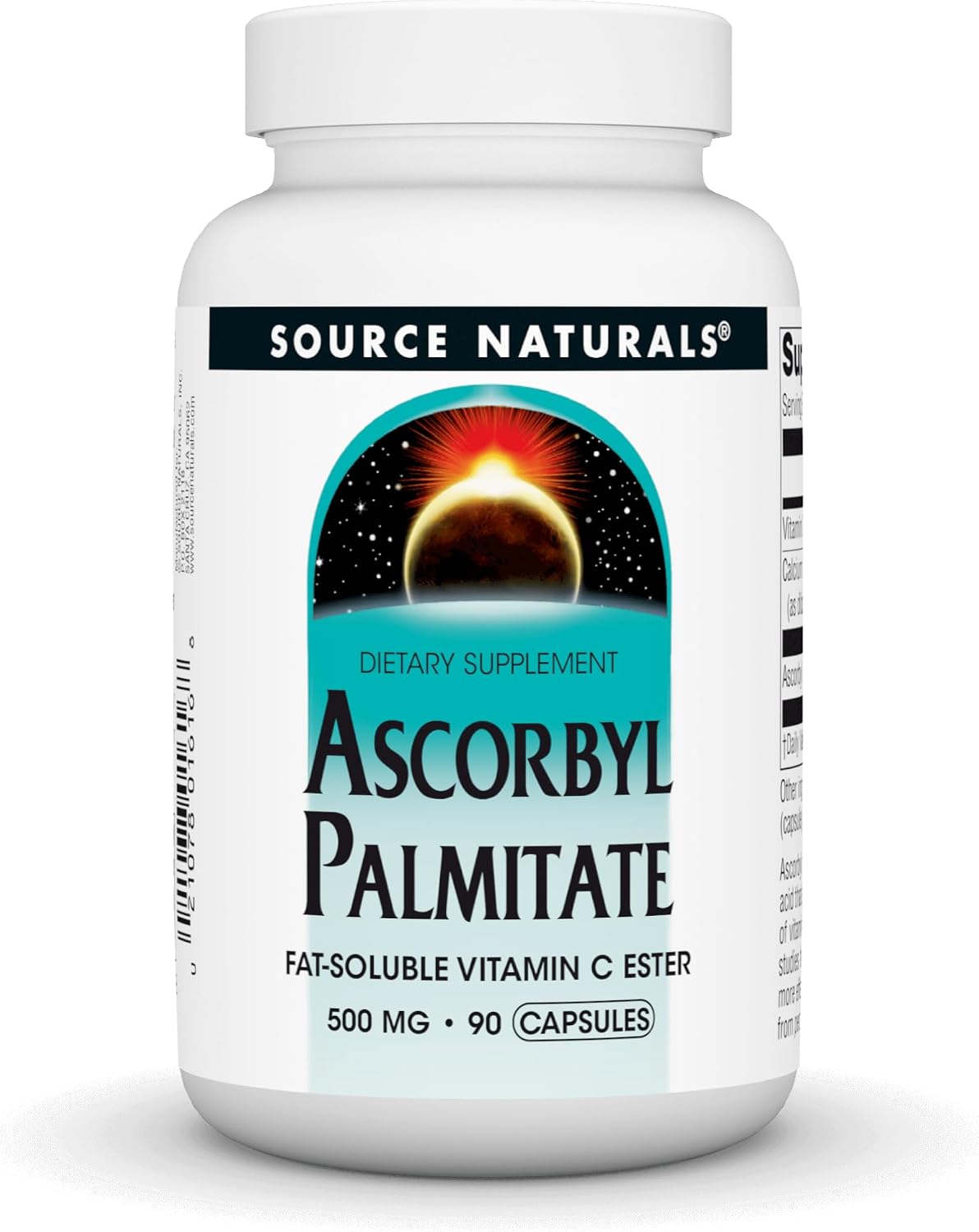 Source Naturals Ascorbyl Palmitate 500mg, 90 Capsules - görsel 1