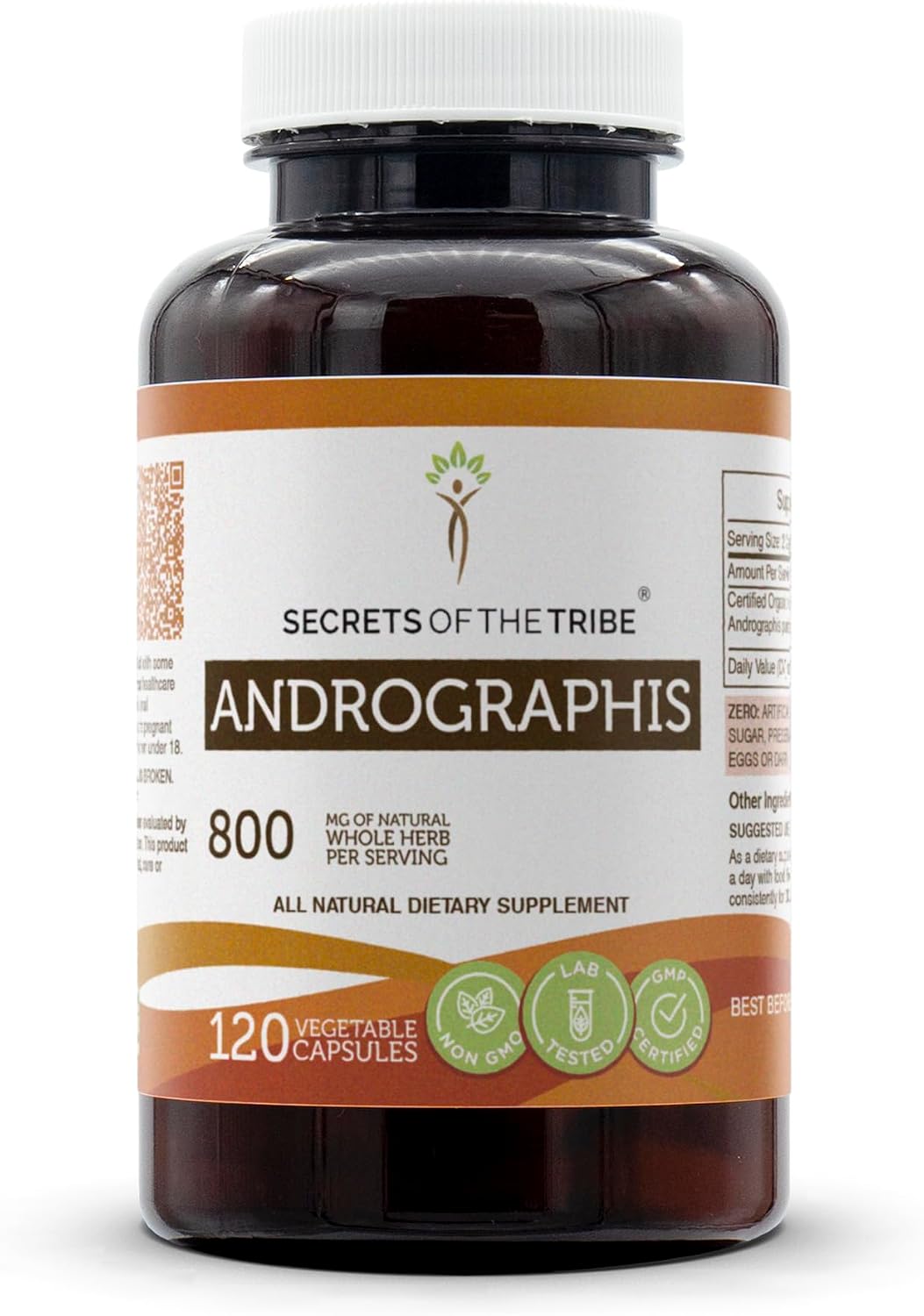 Secrets of the Tribe Andrographis 120 Capsules, 800 mg - görsel 1
