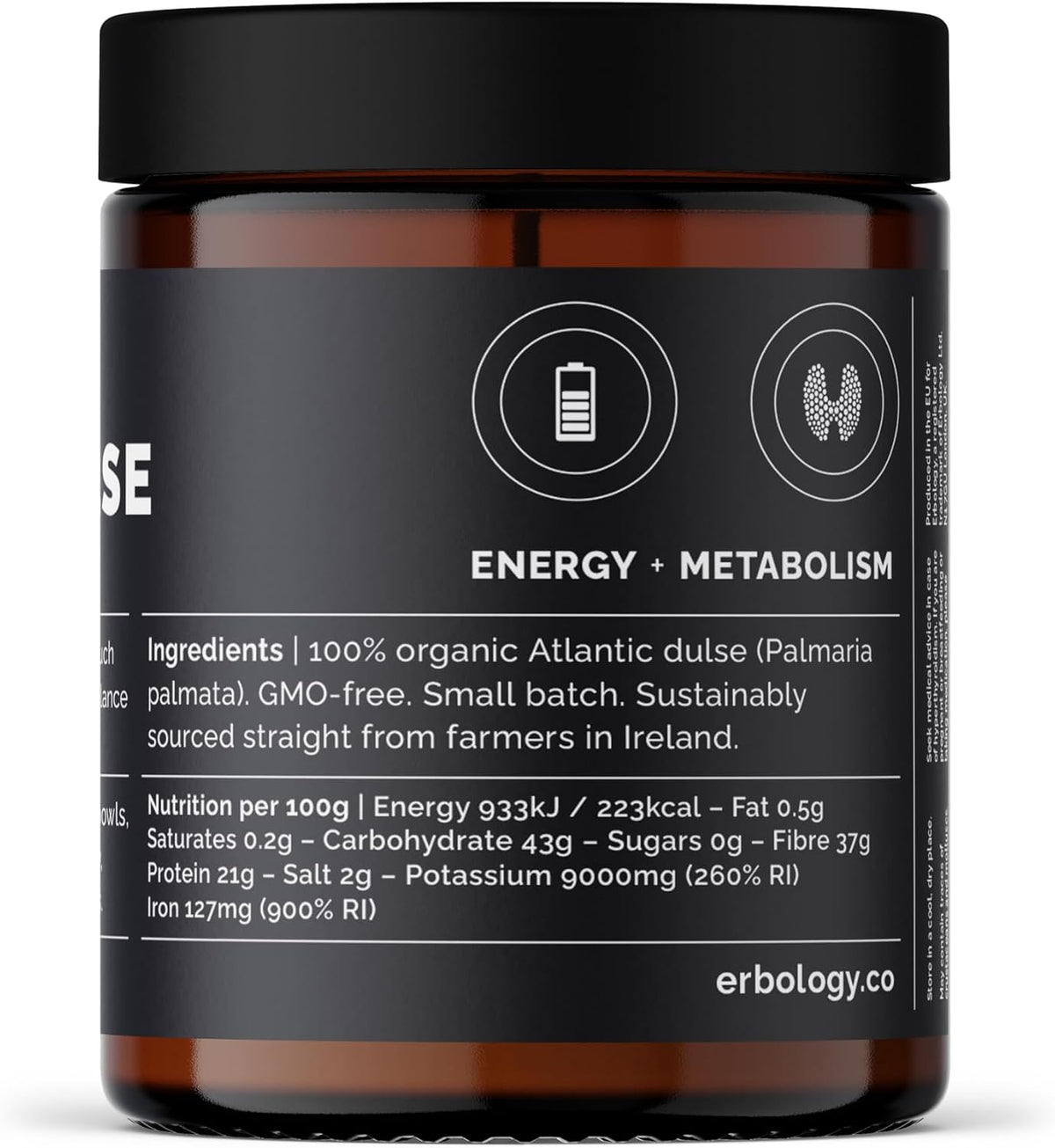Erbology Organic Atlantic Dulse Powder (90 g, 90 Servings) - görsel 7