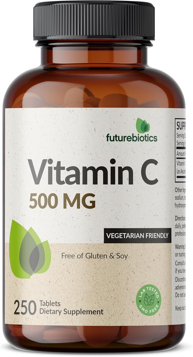 Futurebiotics Vitamin C 500mg Non-GMO, 250 Tablets - görsel 5