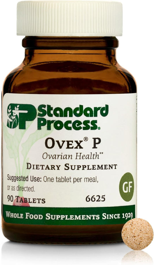 Standard Process Ovex P - Wholefood Supplement with Porcine Ovary Cytosol Extract - 90 Tablets