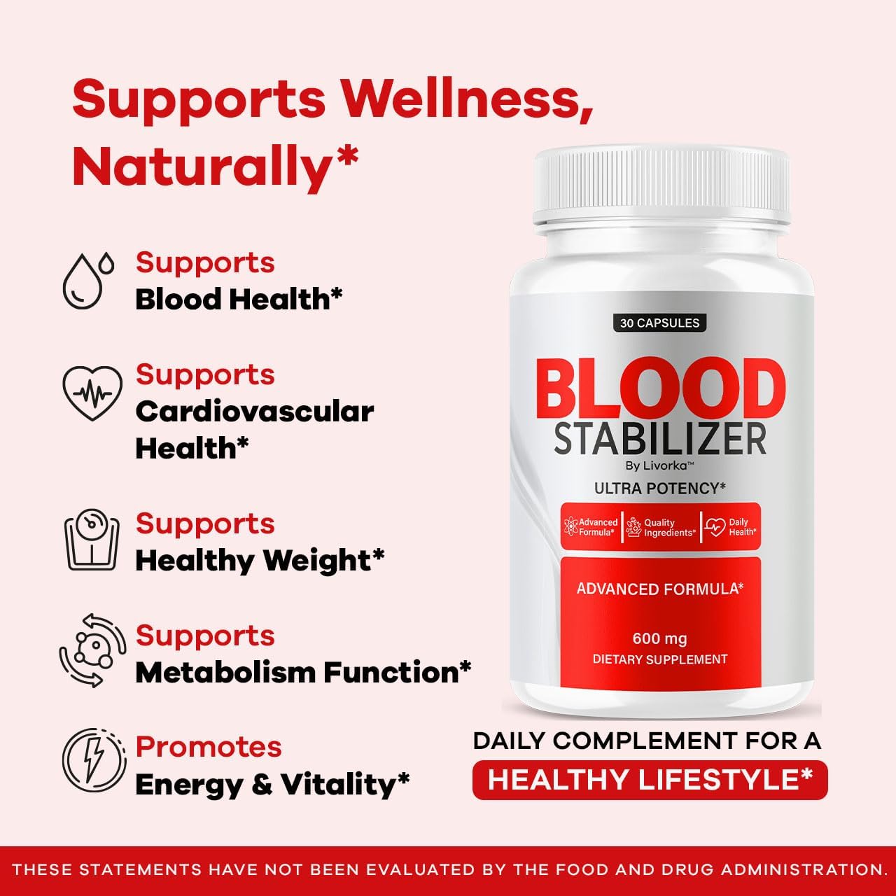 Blood Stabilizer Advanced Formula - 150 Capsules (5-Month Supply) - görsel 3