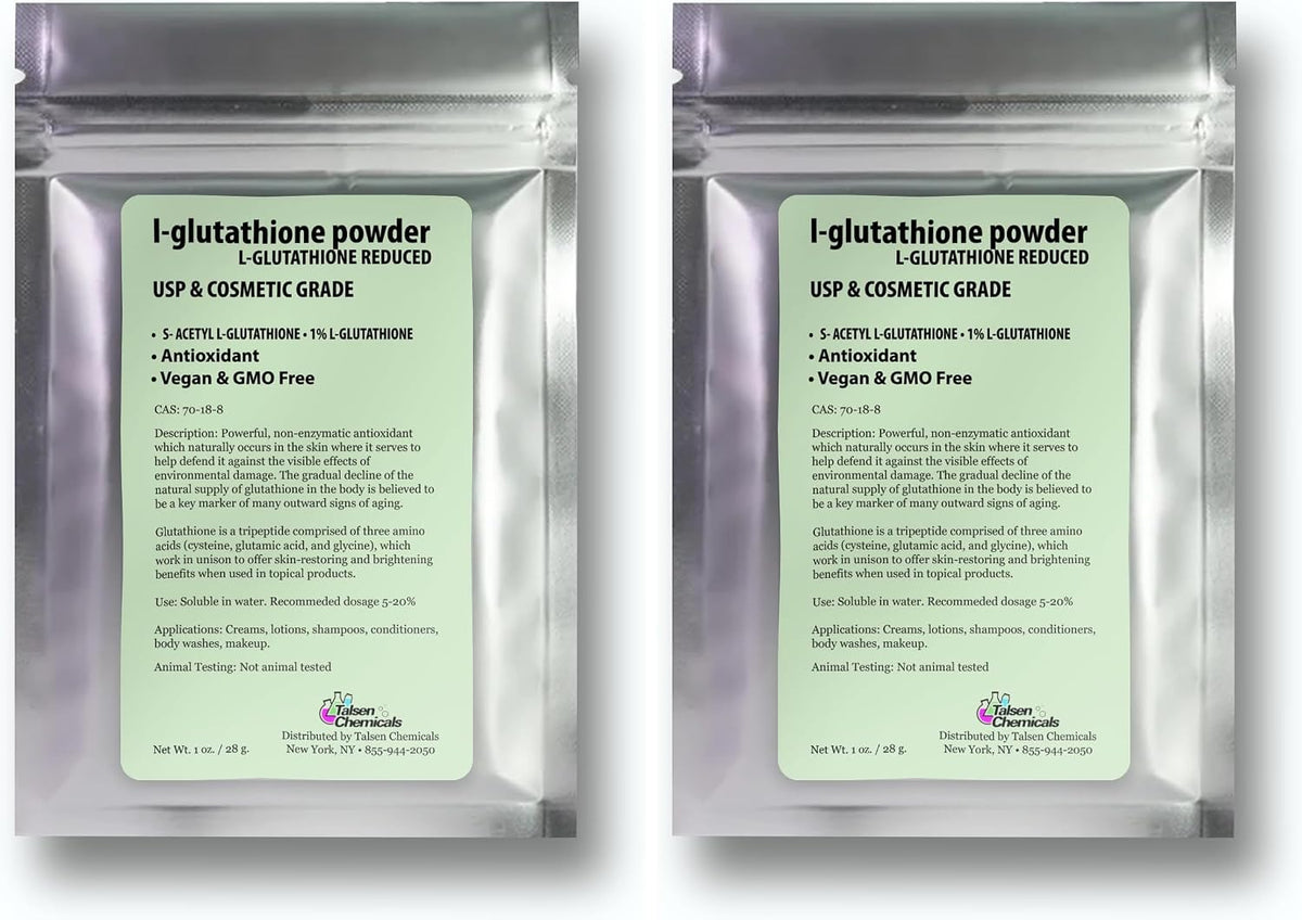 Reduced L-Glutathione Powder - DIY Cosmetic Grade Pure Glutathione Organic Powder for Skin (1 oz / 28 g) - görsel 10