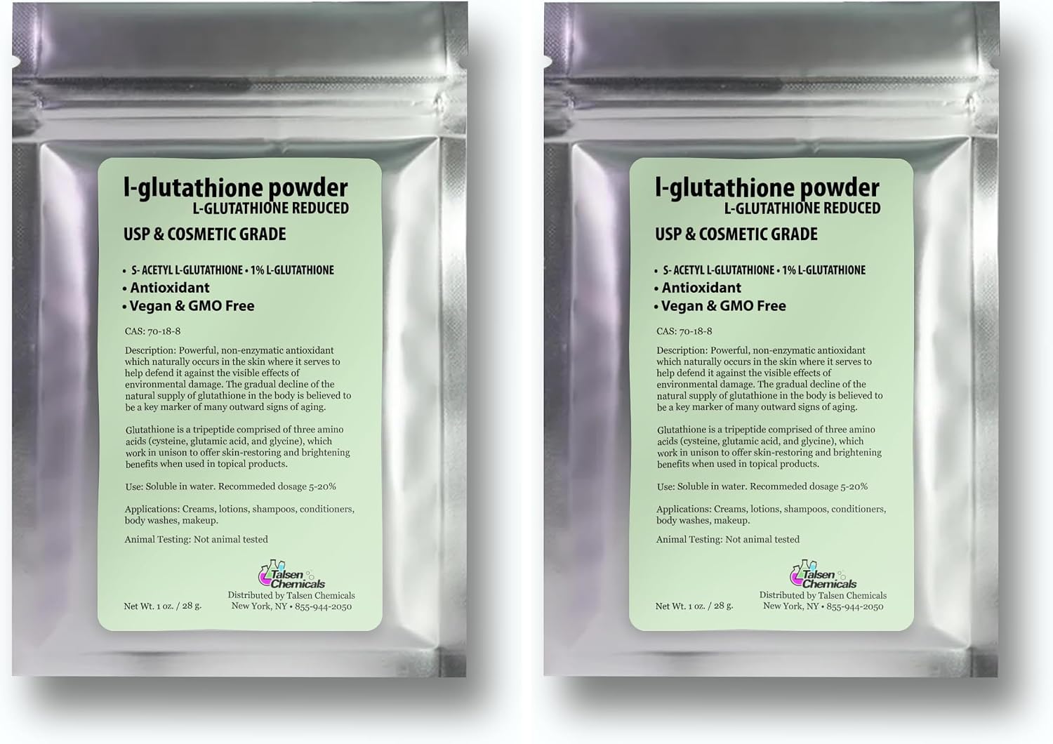 Reduced L-Glutathione Powder - DIY Cosmetic Grade Pure Glutathione Organic Powder for Skin (1 oz / 28 g) - görsel 10