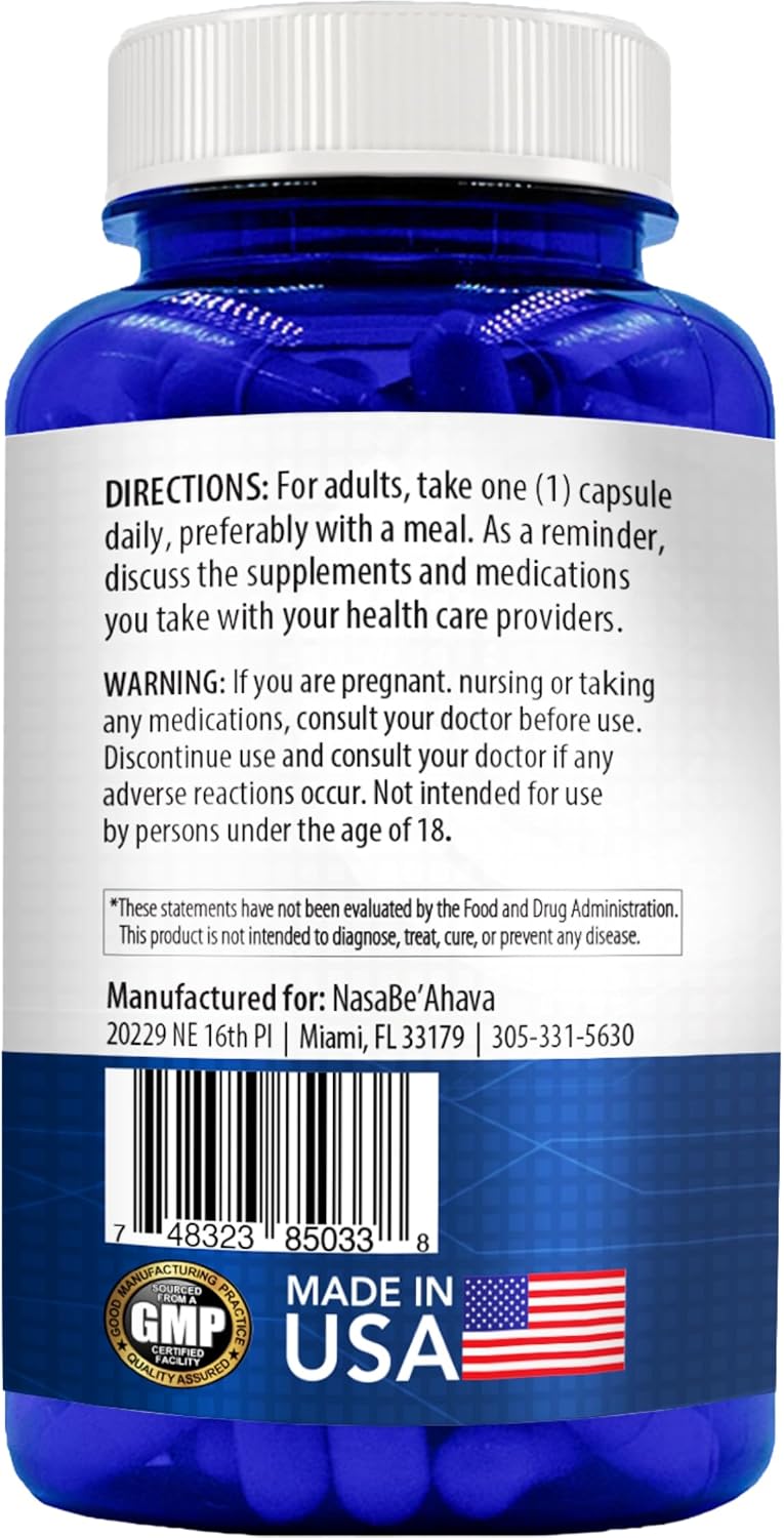 SAM-e 500mg Supplement – S-Adenosyl-L-Methionine for Mood & Bone Support, 90 Capsules - görsel 2