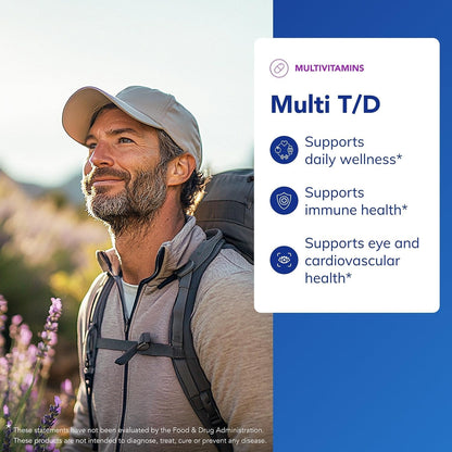 Pure Encapsulations Multi T/D - Multivitamin and Mineral Supplement