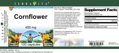 Cornflower - 450 mg (100 Capsules)