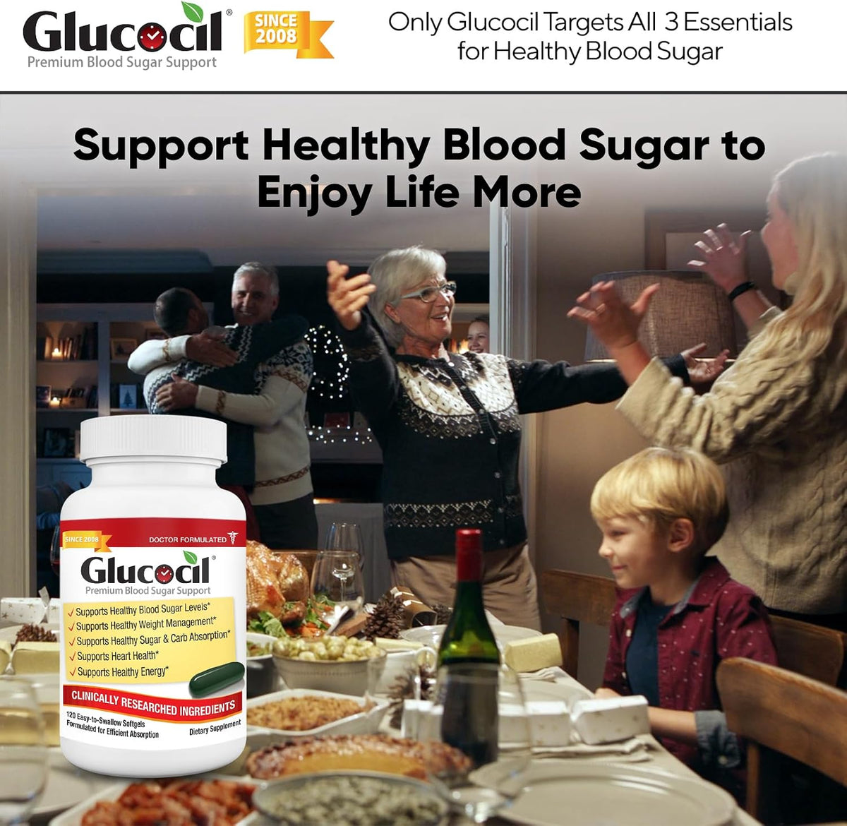 Glucocil – Softgels – Premium Blood Sugar Support - görsel 7