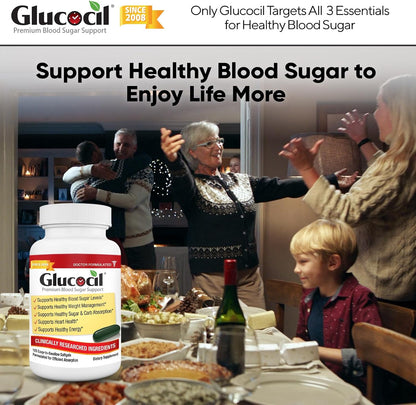 Glucocil Softgels – Premium Blood Sugar Support (2-Pack)