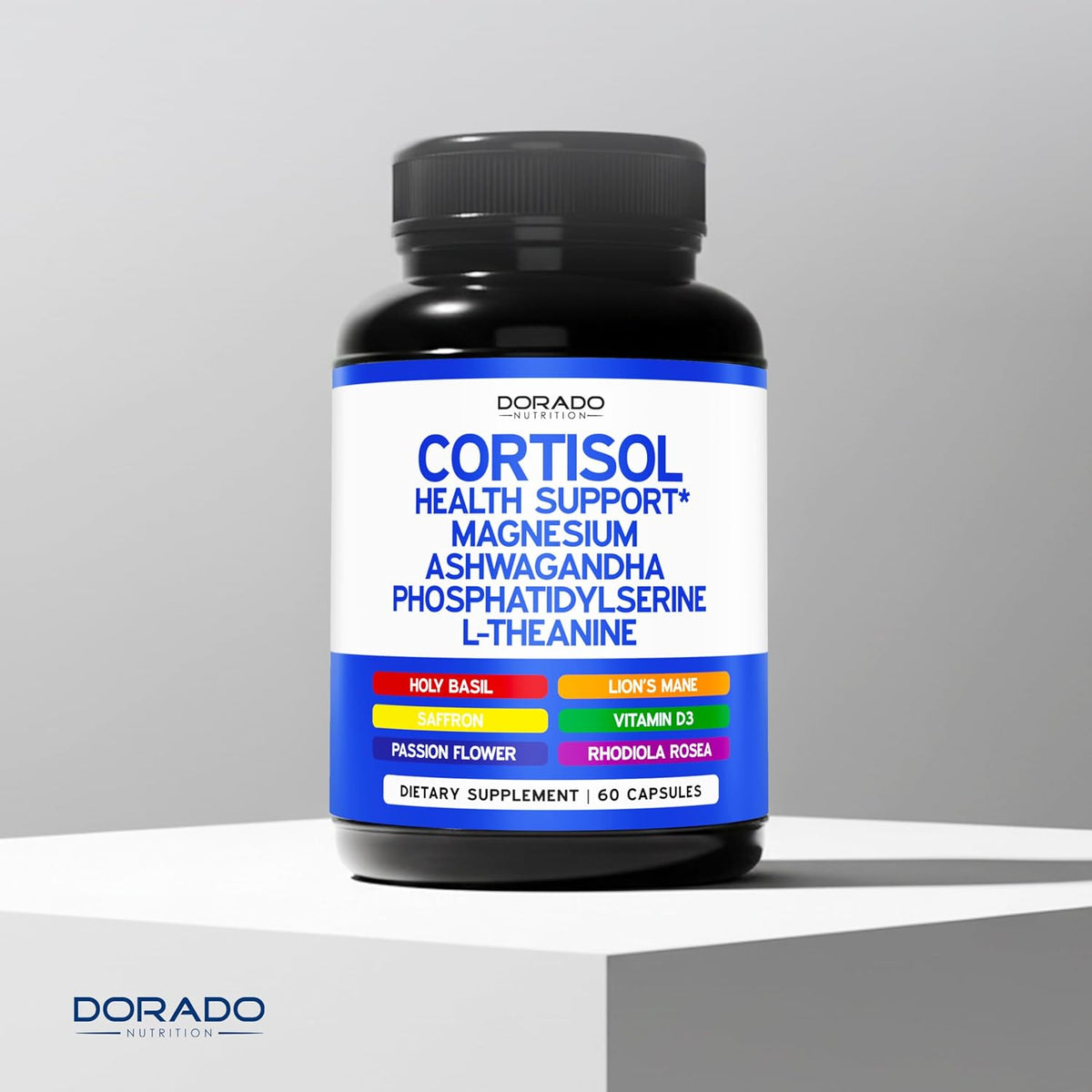 Cortisol Supplements for Women and Men with 14-in-1 Blend – Magnesium, Ashwagandha, L-Theanine & More - görsel 5