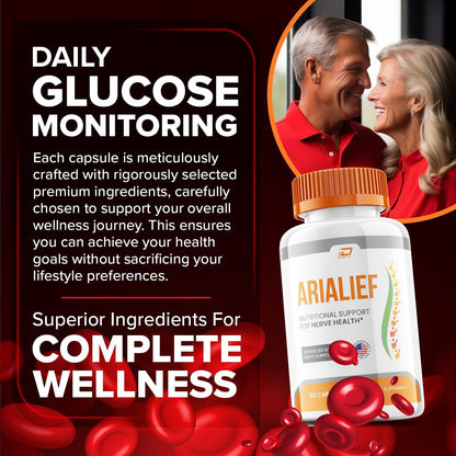 Arialief Capsules - All Natural Advanced Food Supplement (60 Capsules)