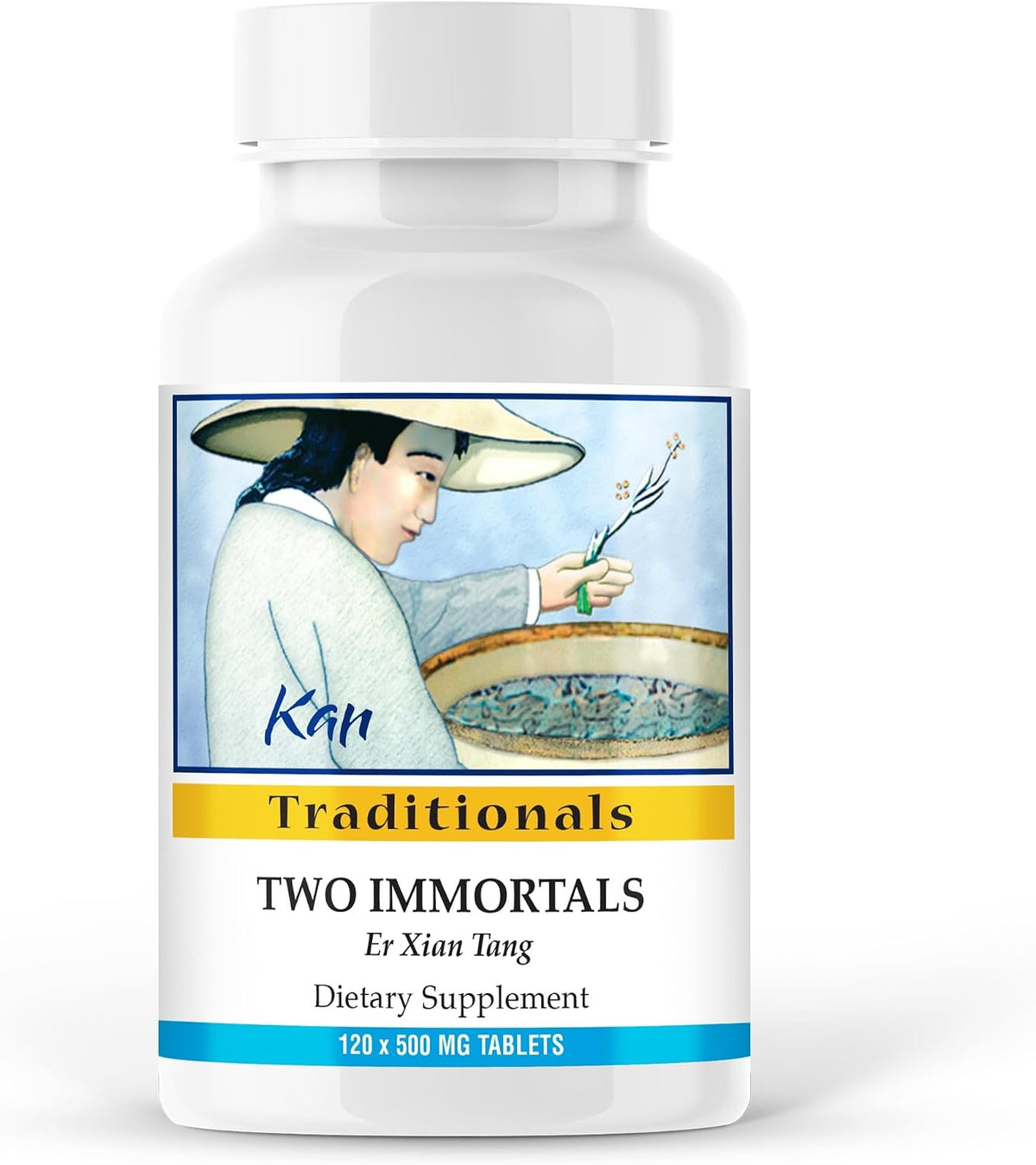 Kan Herbs Two Immortals – Traditional Chinese Herbal Formula for Menopause Support, 120 Tablets - görsel 1