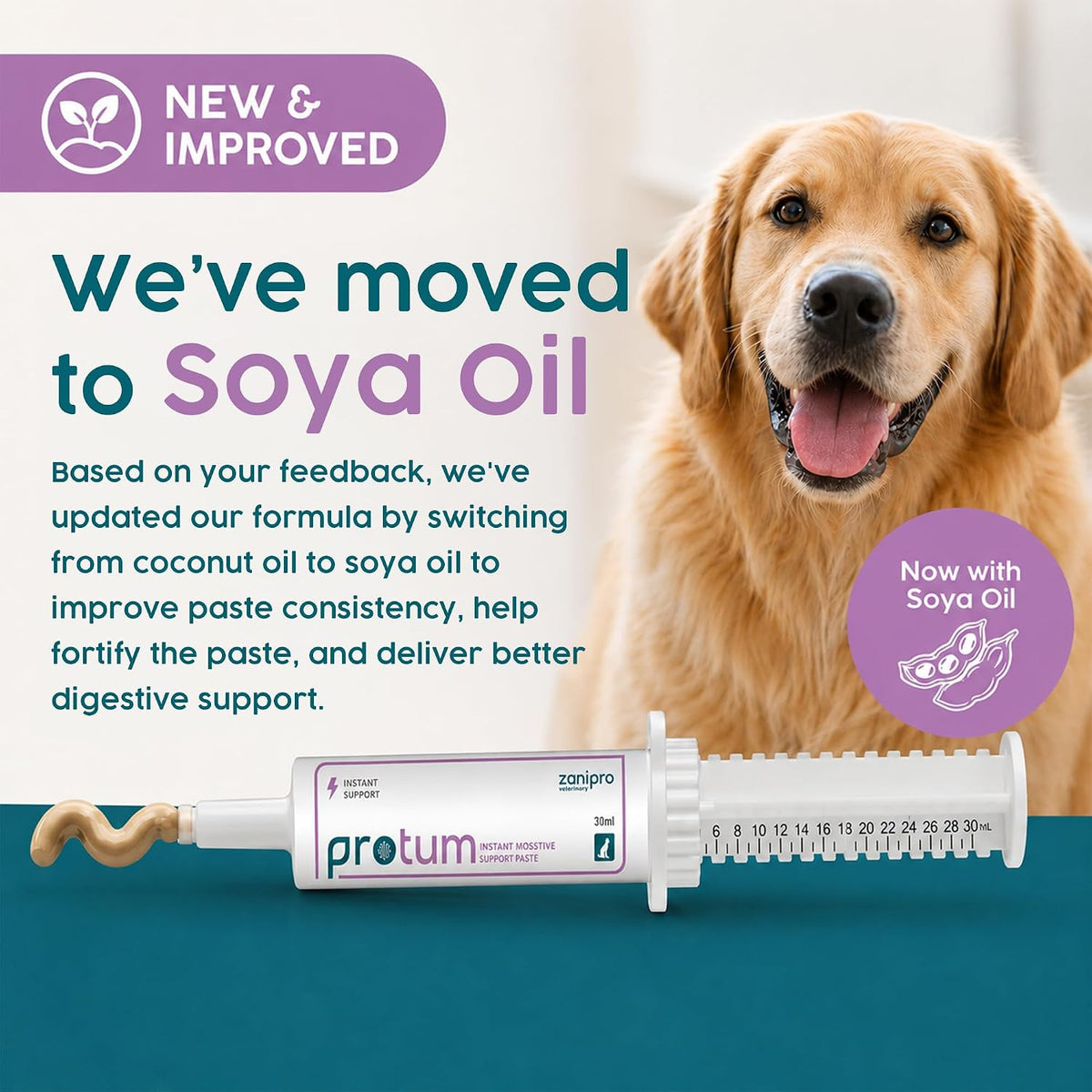 Protum Probiotic Paste for Dogs - Advanced Prebiotic Formula for Digestive Support - görsel 2