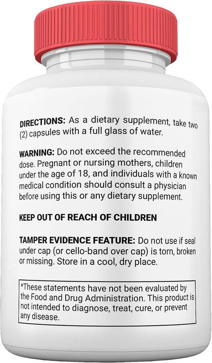 GlucoRenu Capsules, Maximum Strength All Natural Food Supplement, 60 Capsules (Pack of 3)