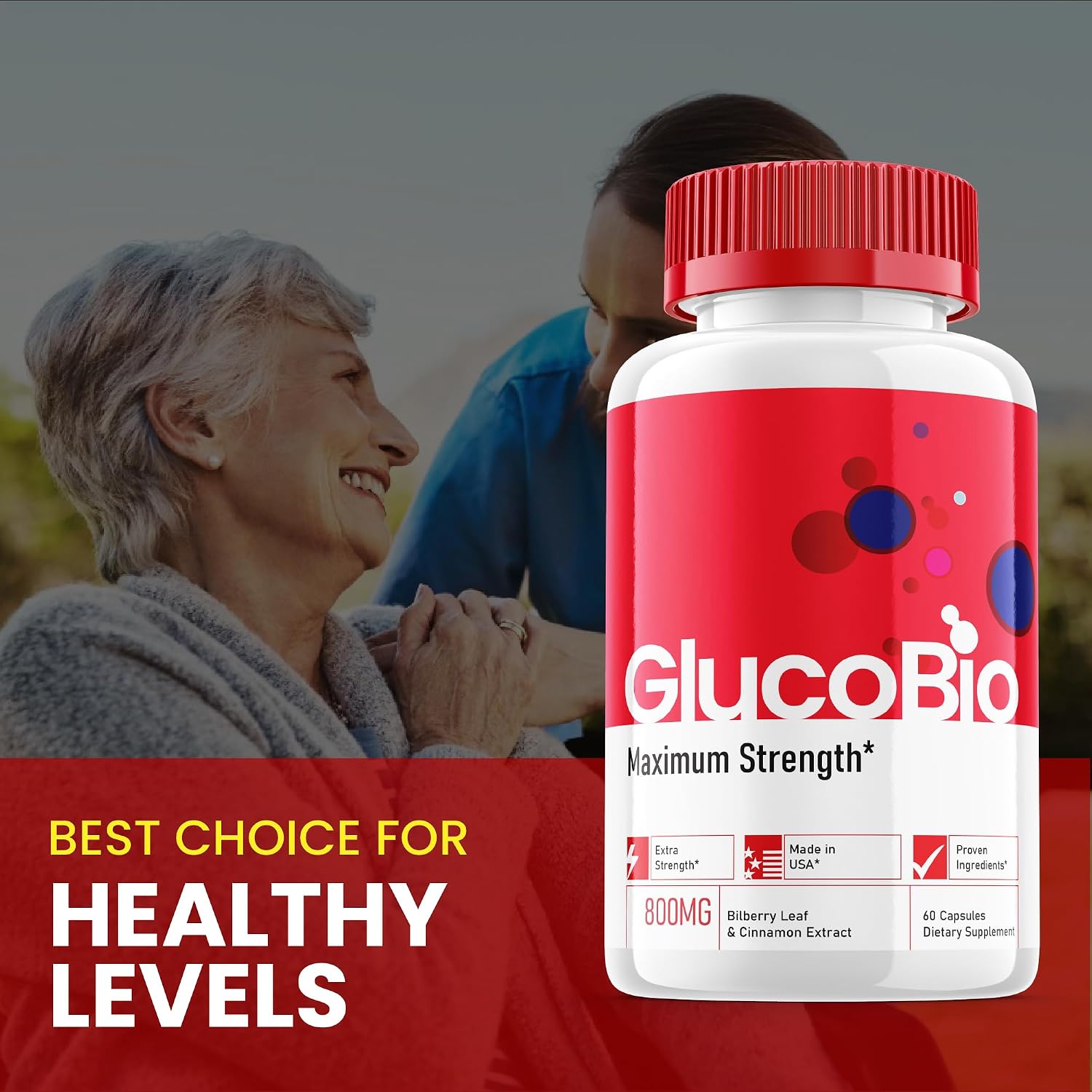 Glucobio Capsules - Official Formula (5 Pack, 300 Capsules) - görsel 2