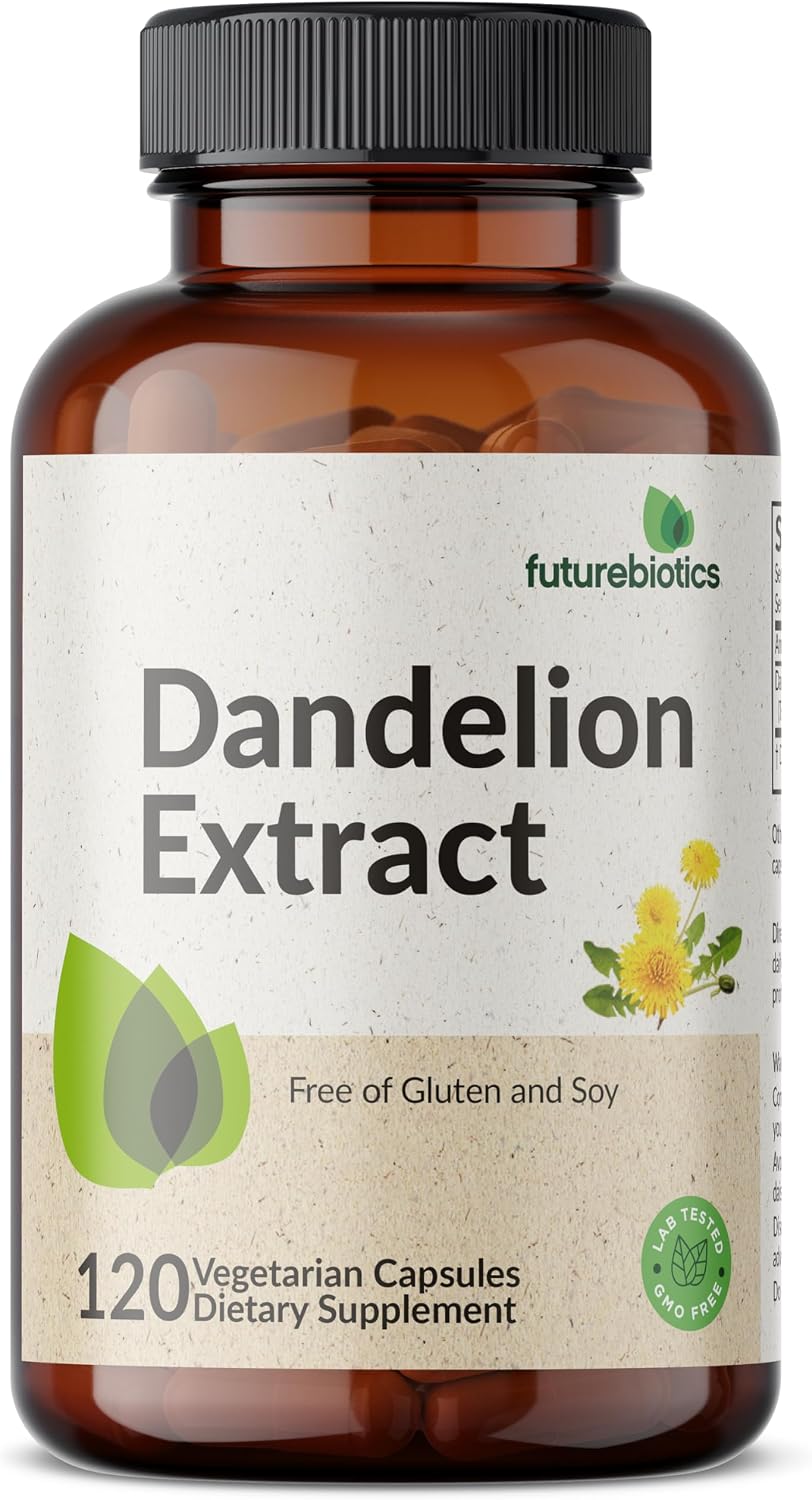 Futurebiotics Dandelion Extract Traditional Diuretic Herb, Non-GMO, 120 Vegetarian Capsules - görsel 3