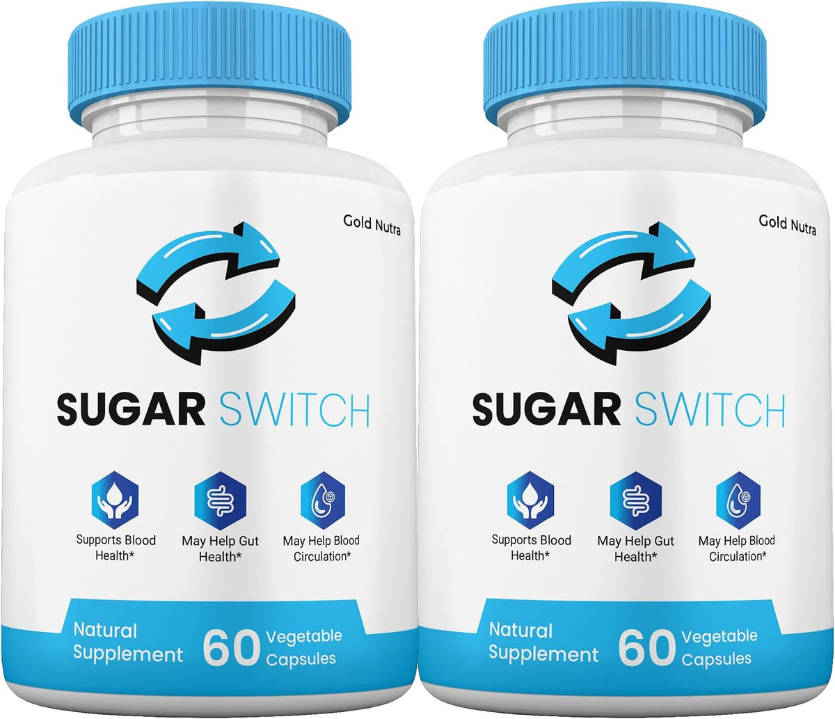 SugarSwitch Capsules – All Natural Glycogen Support Supplement (2 Pack) - görsel 1