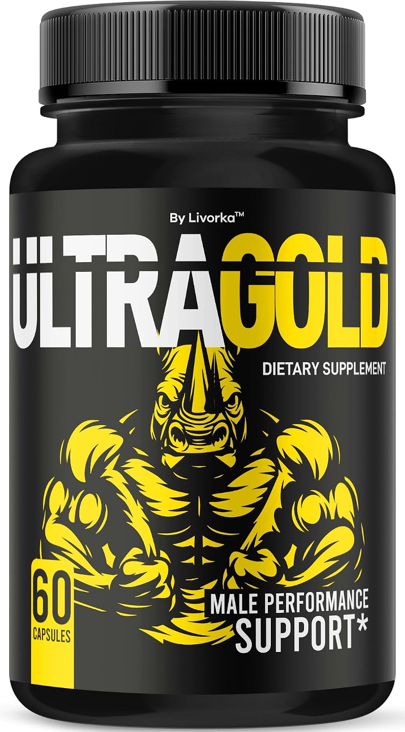 Ultra Gold Capsules - Official Ultra Gold Pills Supplement Support Premium for Men, All Natural UltraGold Maximum Strength Multivitamin Pills Advanced Formula, 60 Capsules for 1 Month - görsel 1