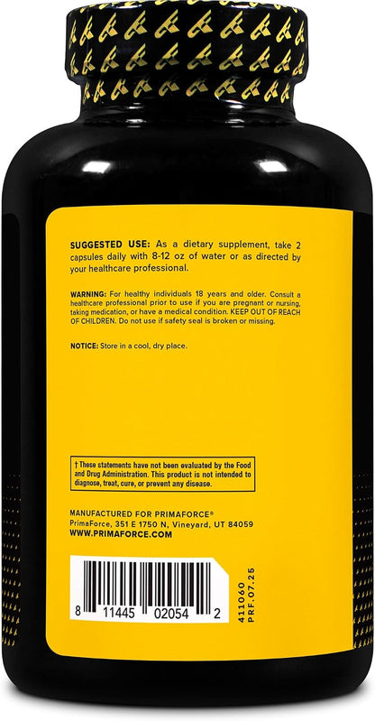 Primaforce EAA Capsules 1200mg, 180 Capsules, 90 Servings